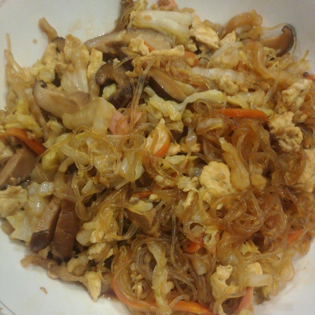 大白菜炒粉丝