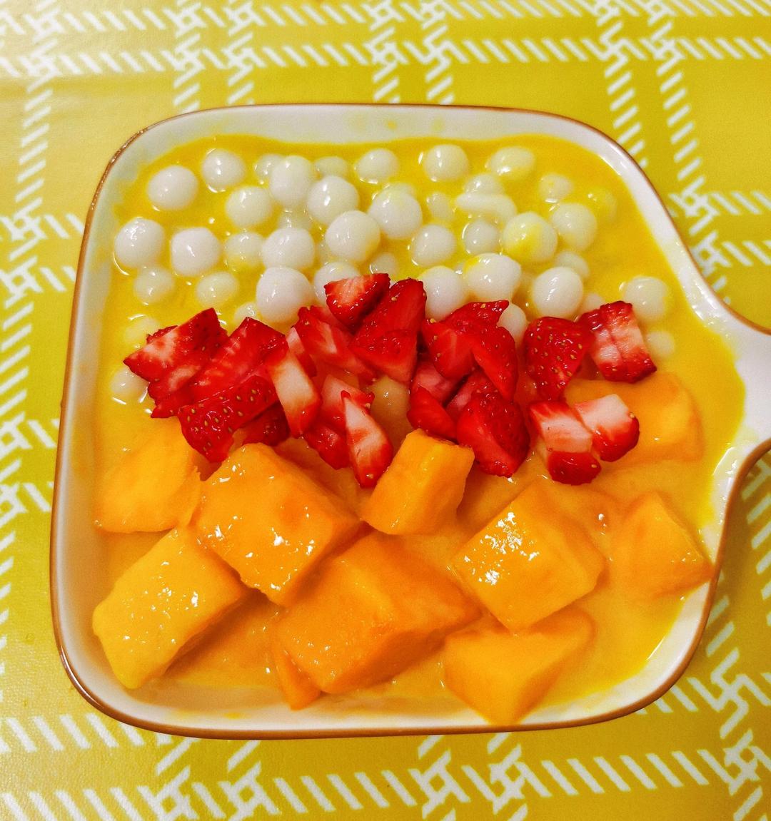 夏日必备小甜品❗低卡好吃不胖的多芒小丸子