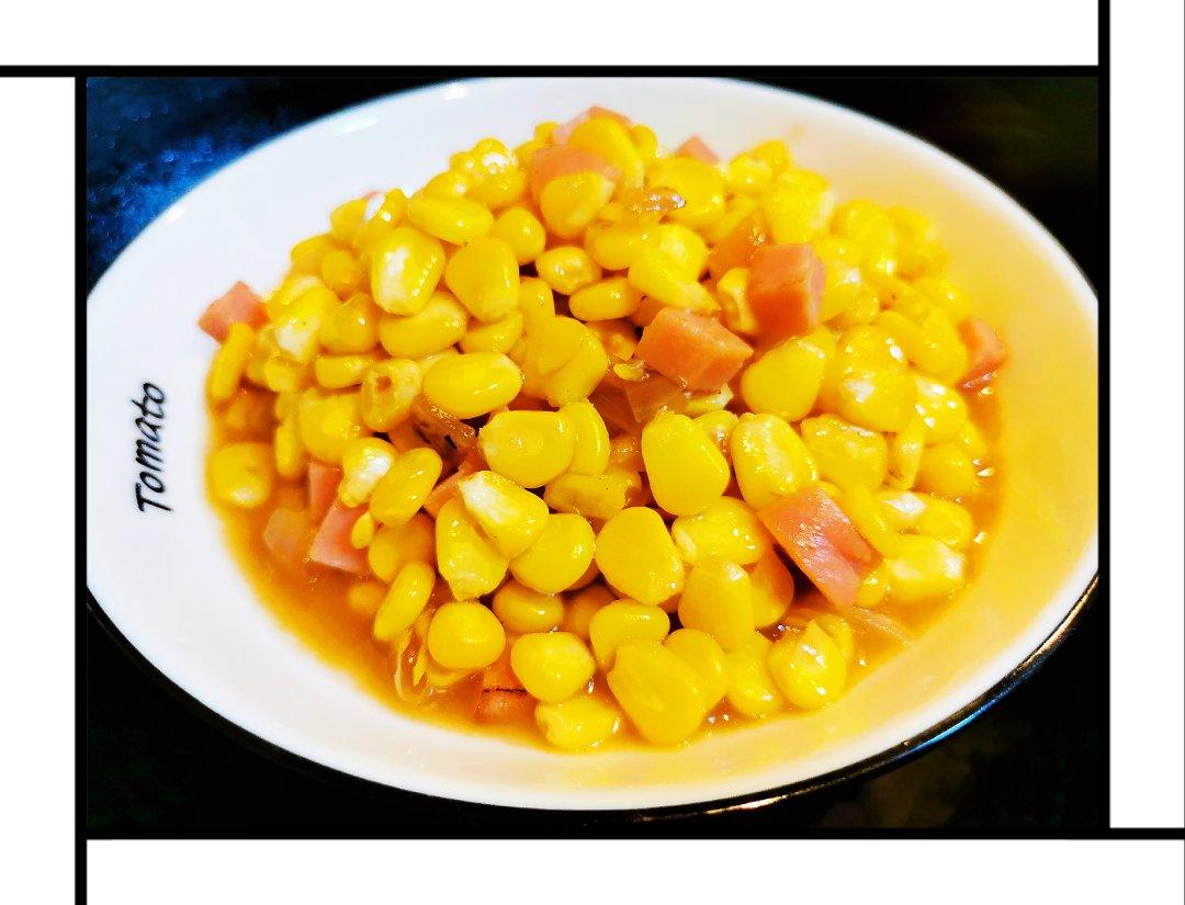 火腿玉米粒（儿童食谱）