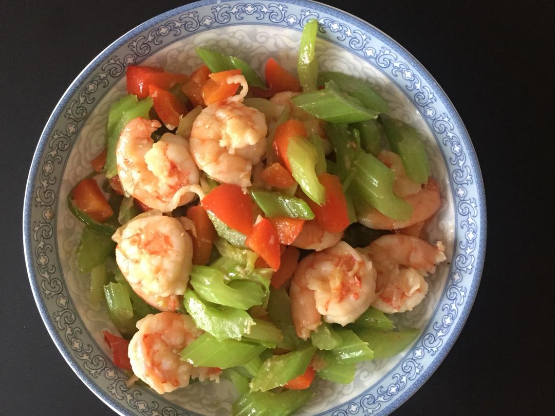 芹菜炒虾仁