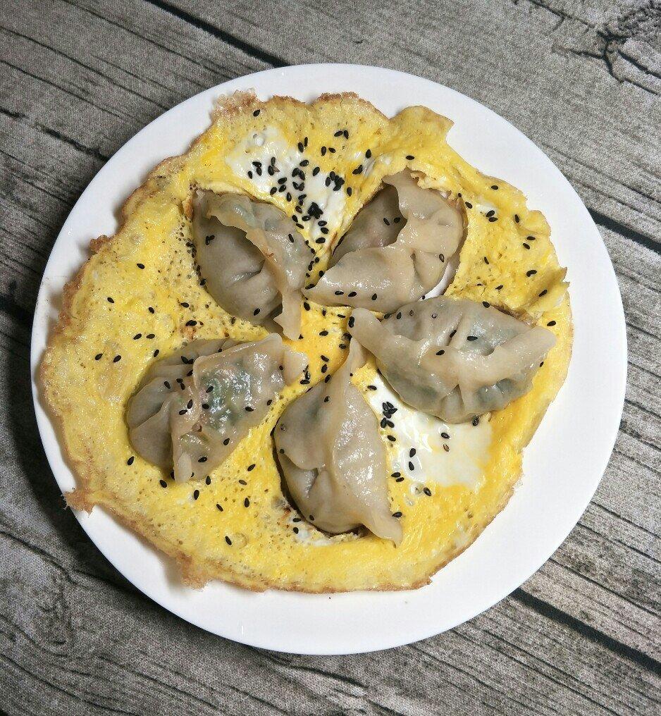 懒人快手抱蛋煎饺