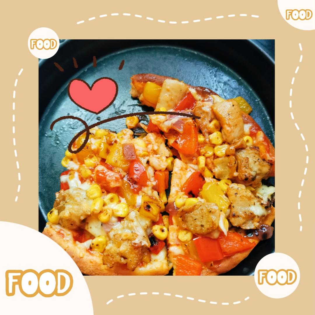 🍕单手披萨｜卡卡爸·教小白｜第一张披萨