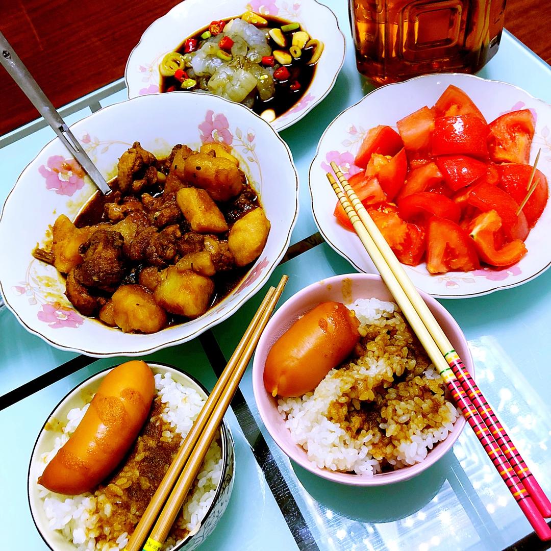 土豆炖鸡块