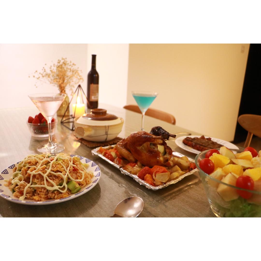 Christmas Eve dinner[爱心]