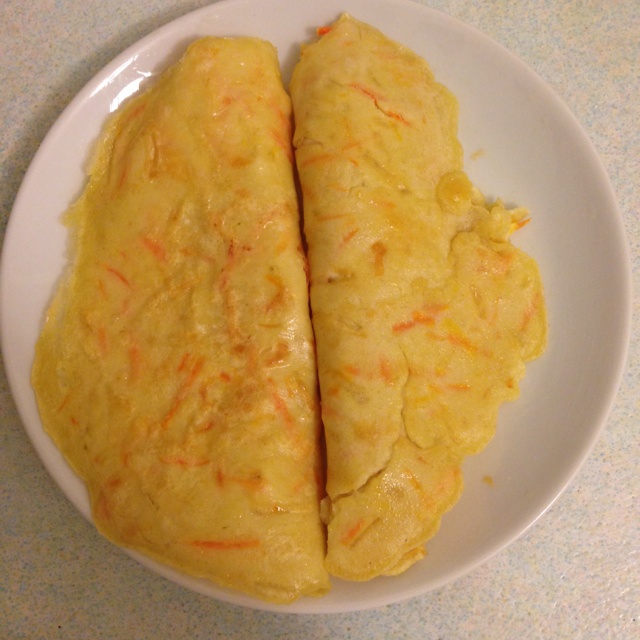 胡萝卜鸡蛋饼