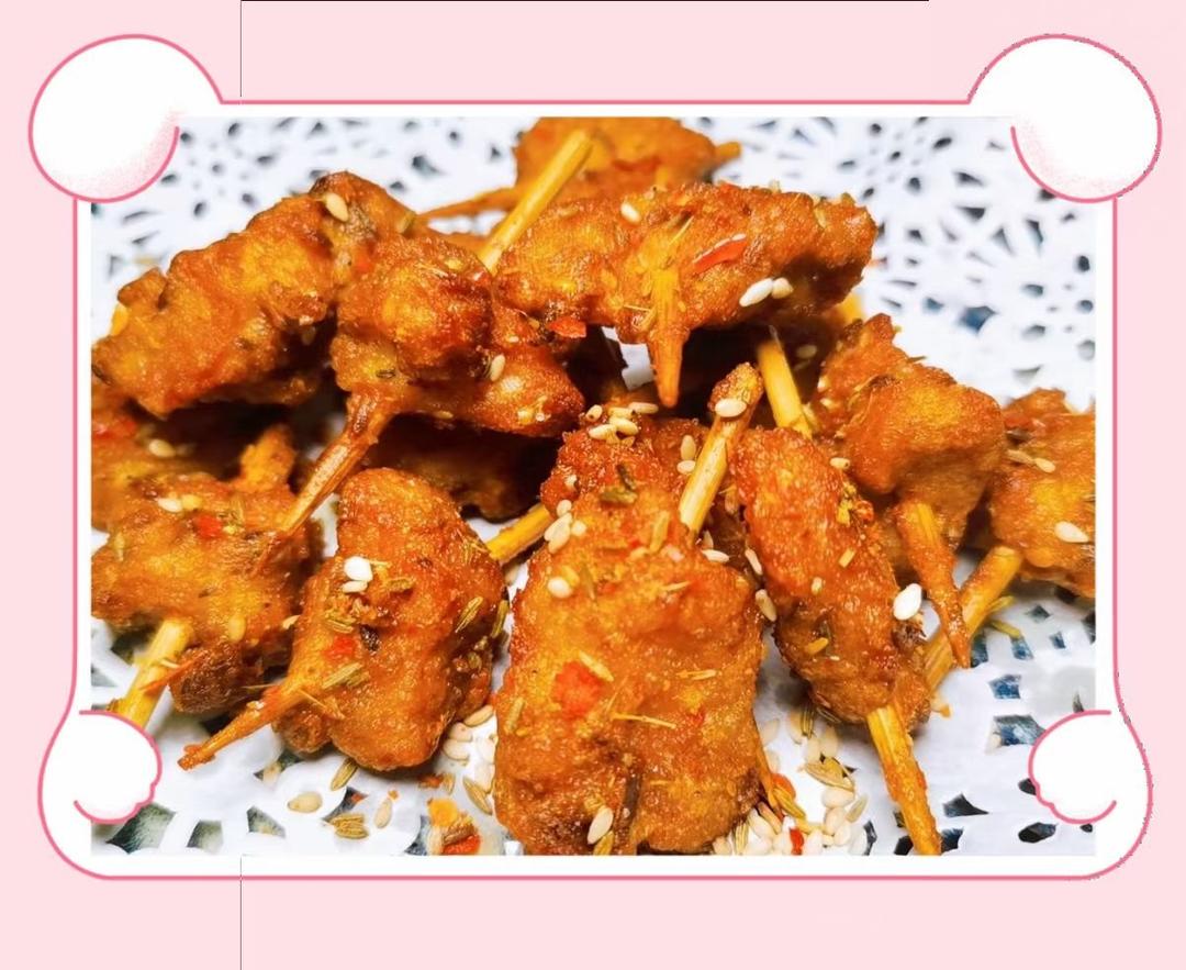 孜然牙签里脊（空气炸锅）