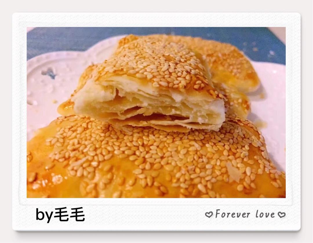 芝麻白糖酥饼