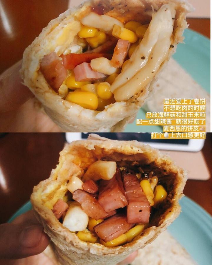 有菜有肉好吃过瘾还不肥的卷饼