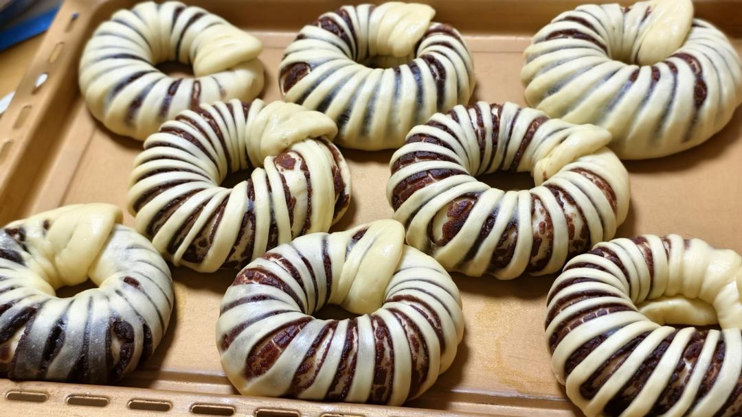 烤箱版豆沙面包