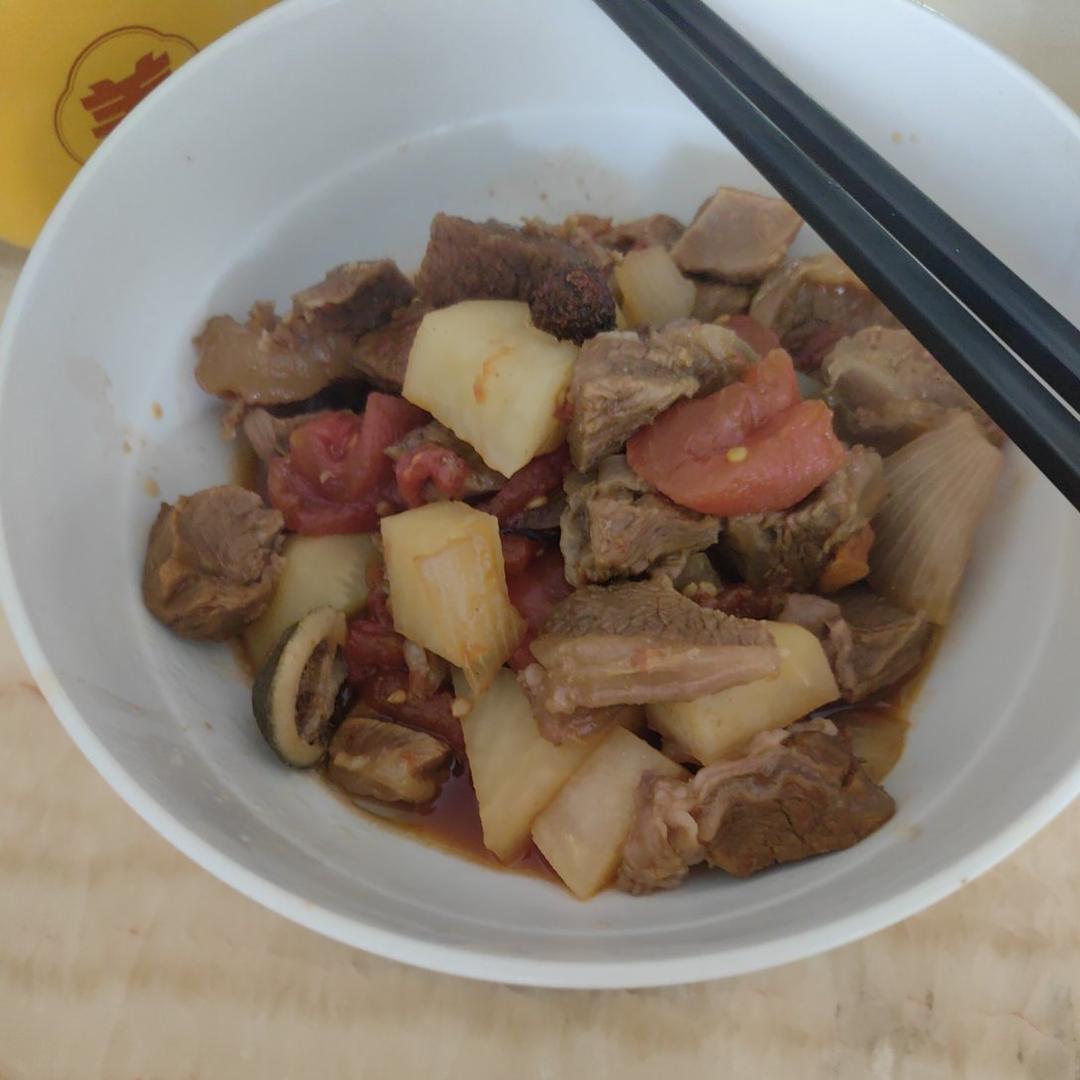 番茄土豆牛腩煲（电饭煲）