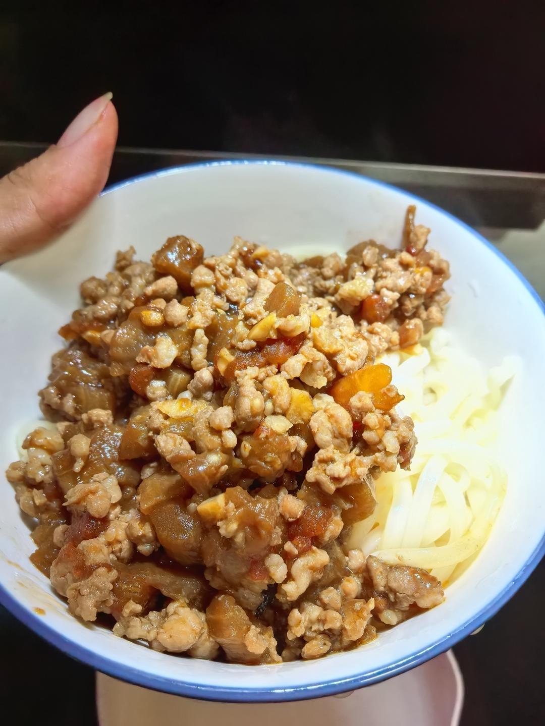 肉沫茄子下饭菜（不吸油版）的做法