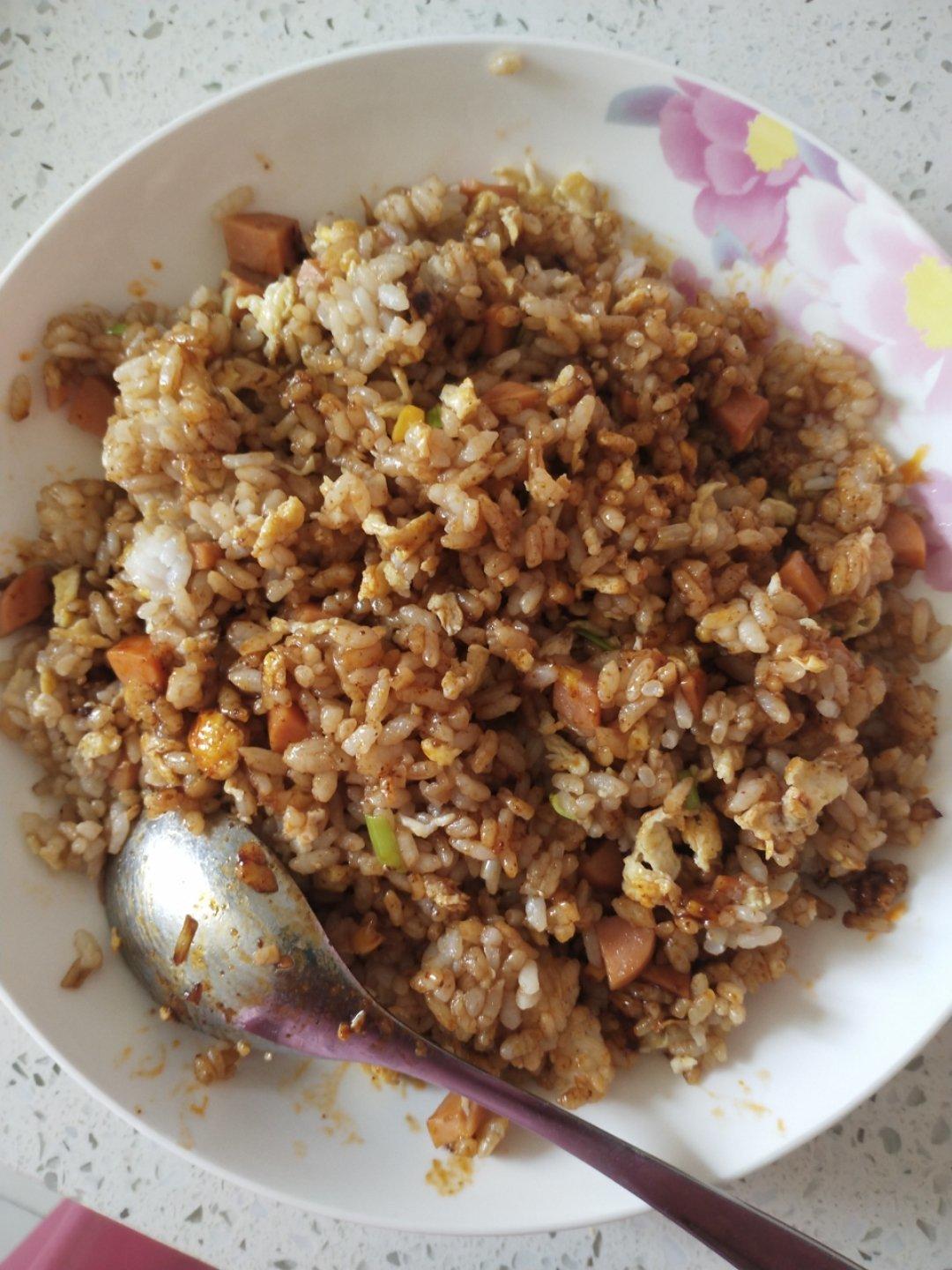 酱油炒饭(超级简单)