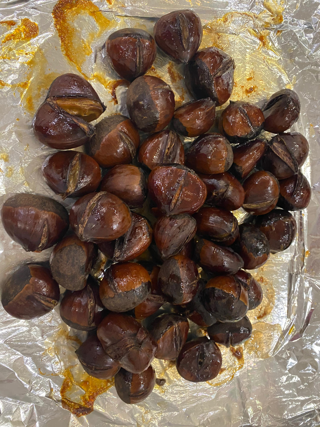 ‼️香甜软糯‼️轻松好剥㊙️烤箱版糖炒栗子