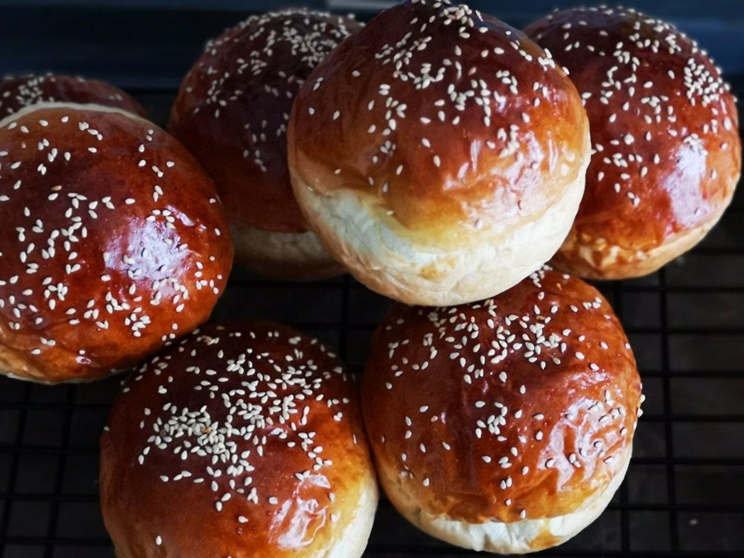 超松软汉堡面包胚（汤种法）