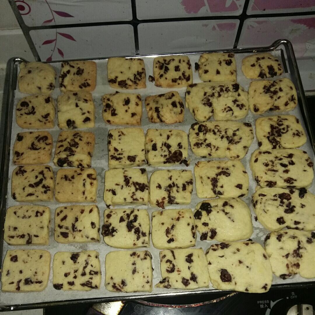 低糖少油版蔓越莓饼干