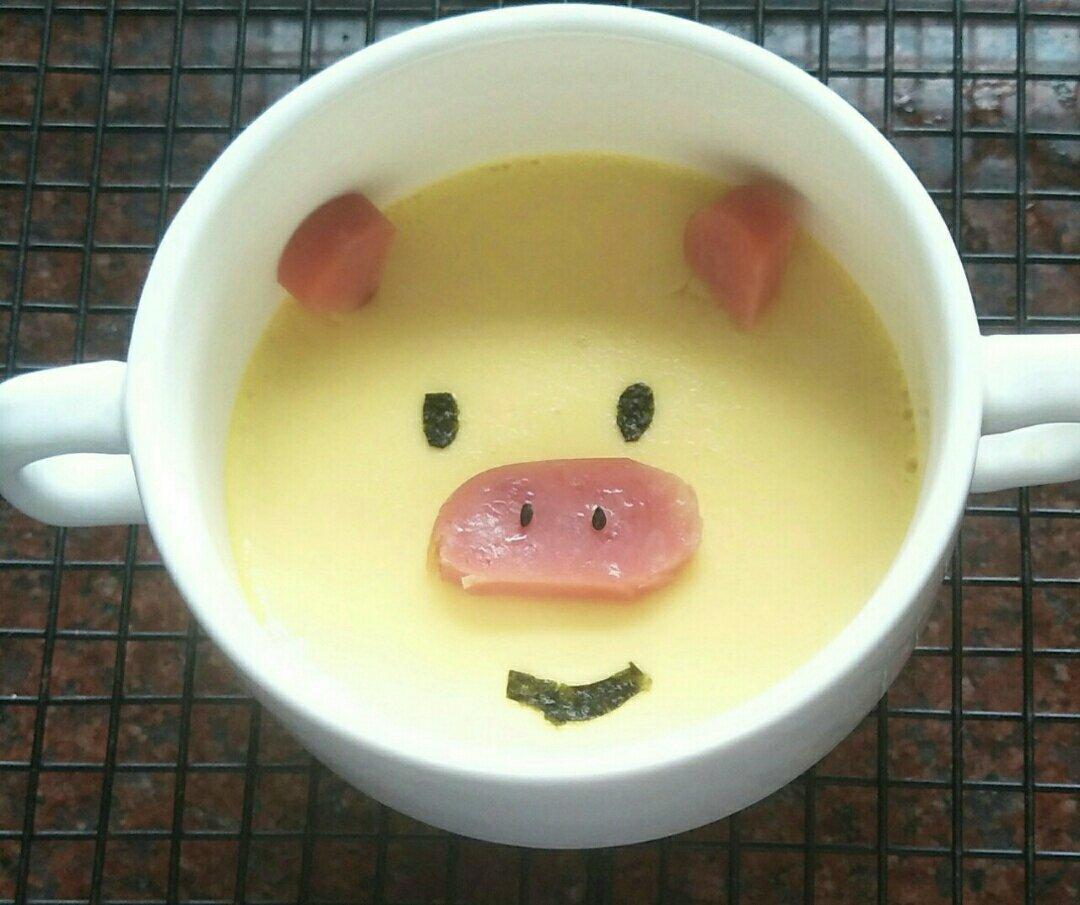 小猪蛋羹