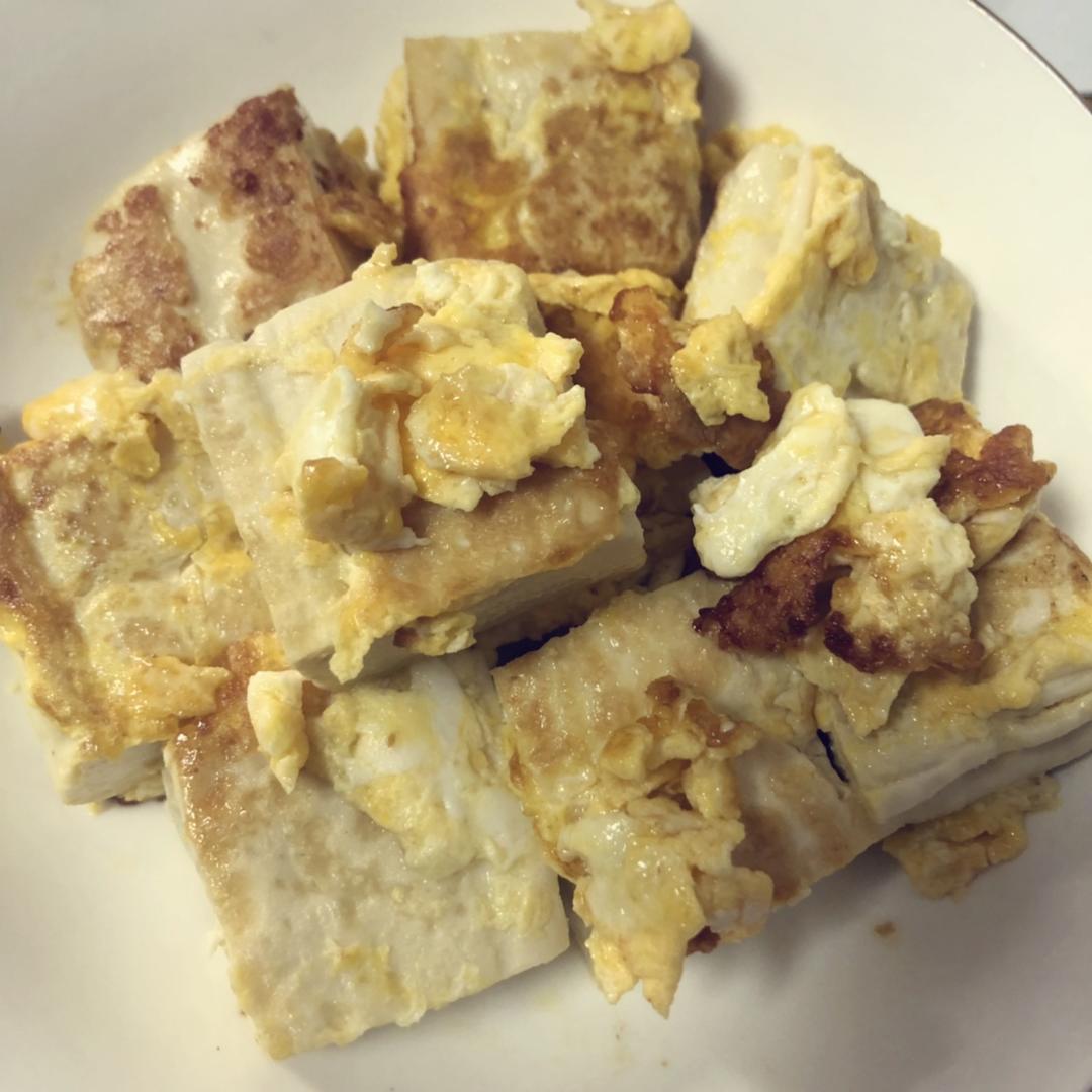 鸡蛋煎豆腐