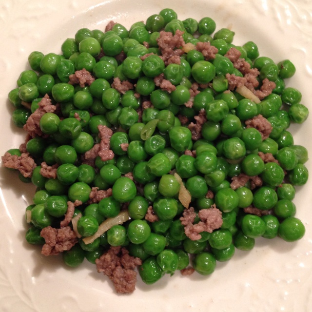 肉末豌豆