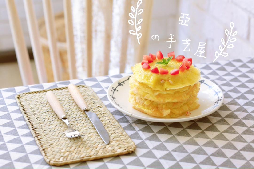 适合各种节日的千层蛋包饭