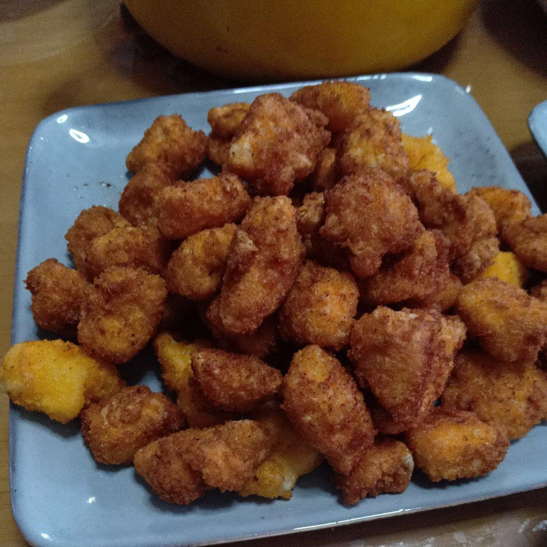 家庭自制孜然鸡米花