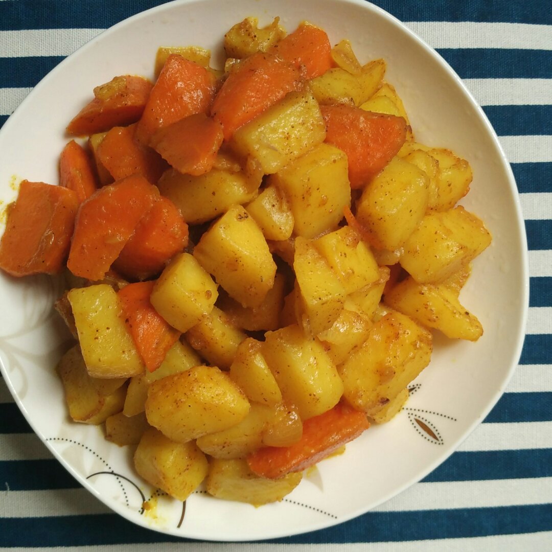 素咖喱饭