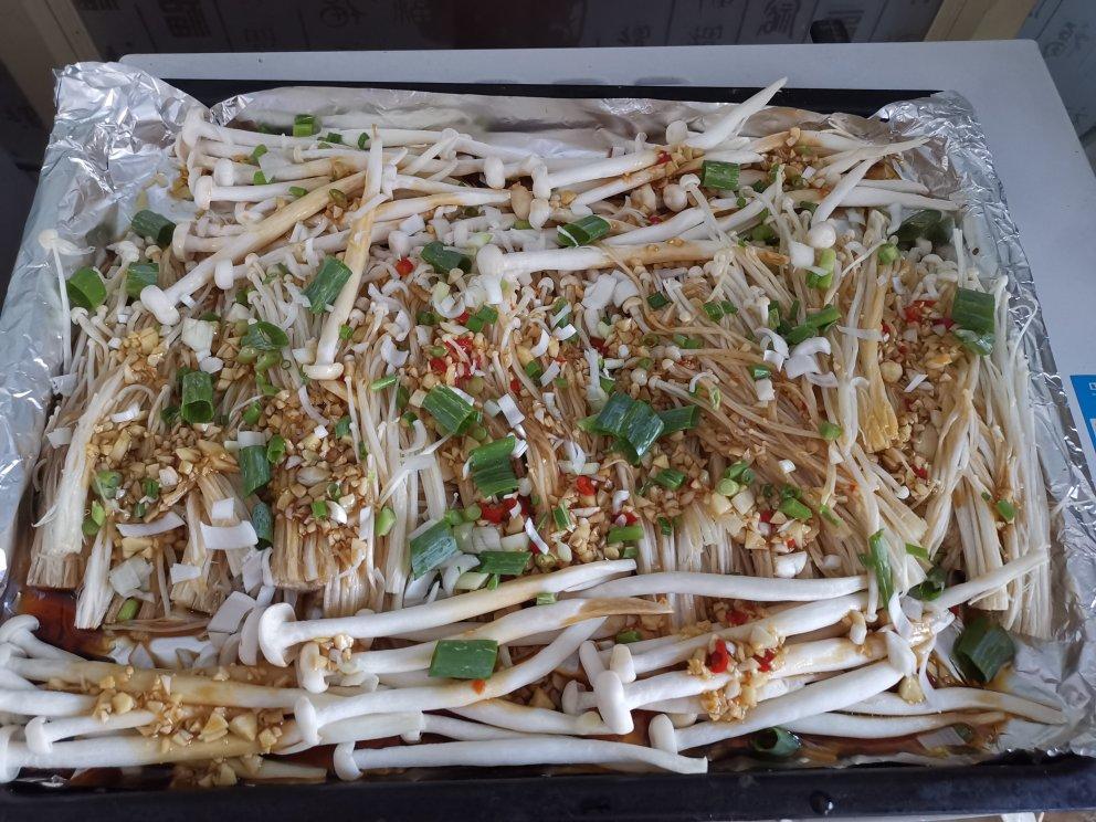 蒜蓉烤金针菇（烤箱版）