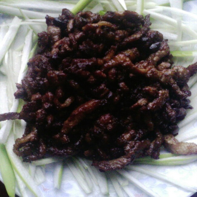 京酱肉丝
