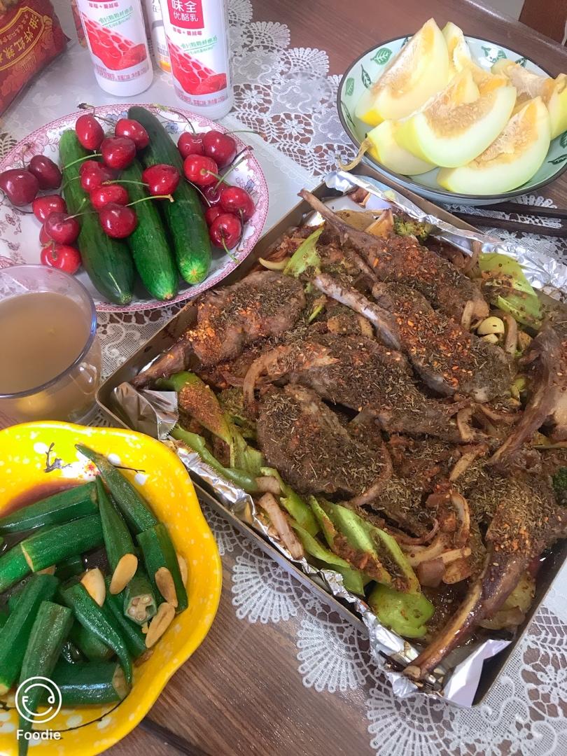 烤羊排
