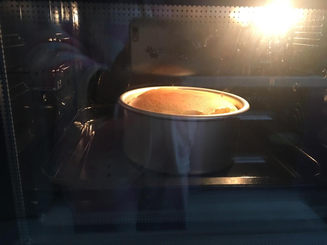 6寸原味戚风蛋糕