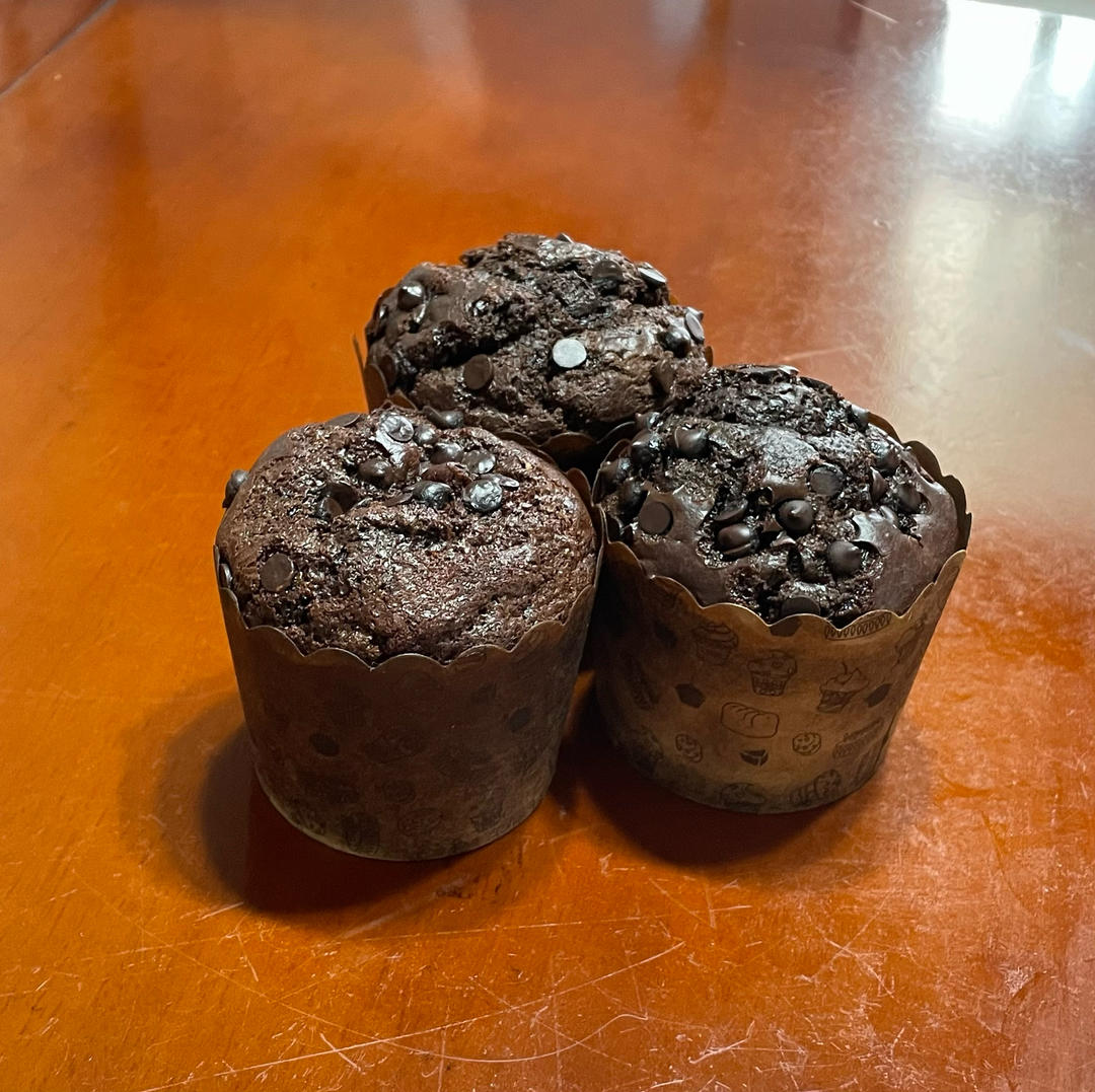 在家做巧克力蘑菇头麦芬蛋糕🍫