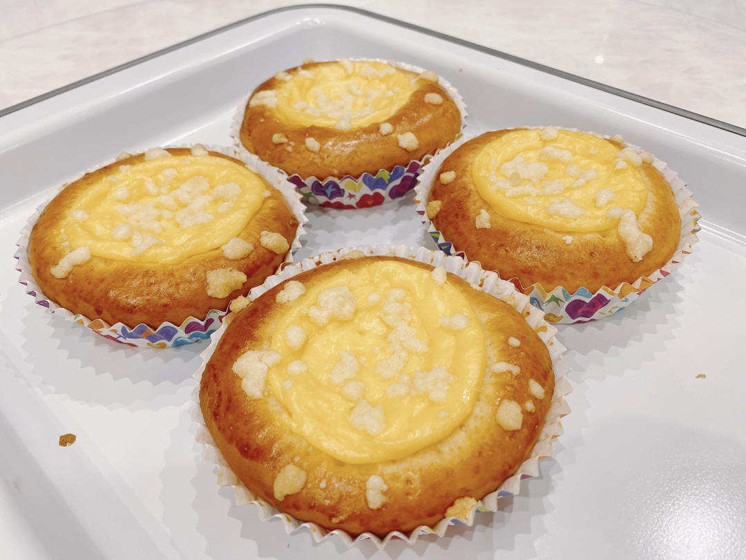 美味卡仕达面包 Custard Cream Brioche