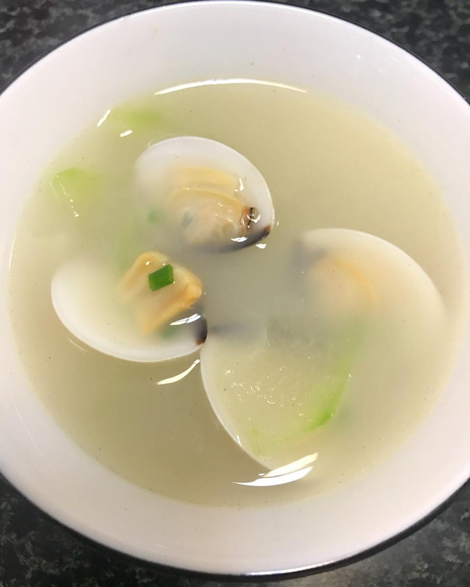 鲜甜沙白螺冬瓜汤