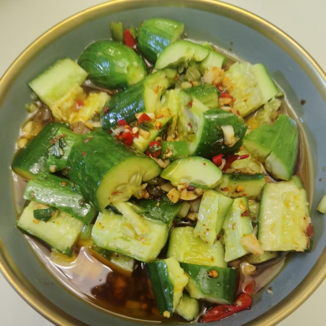 🌈酸酸辣辣巨开胃～超过瘾的凉拌黄瓜