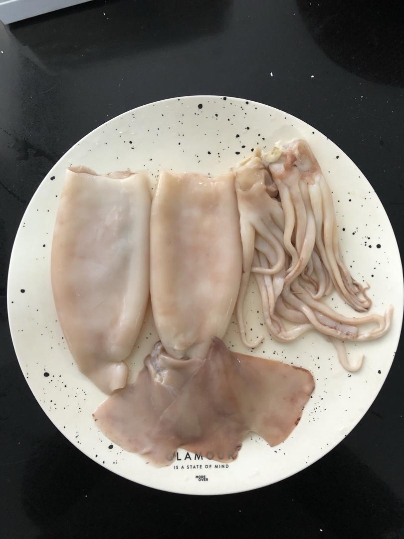 轻松处理鲜鱿鱼