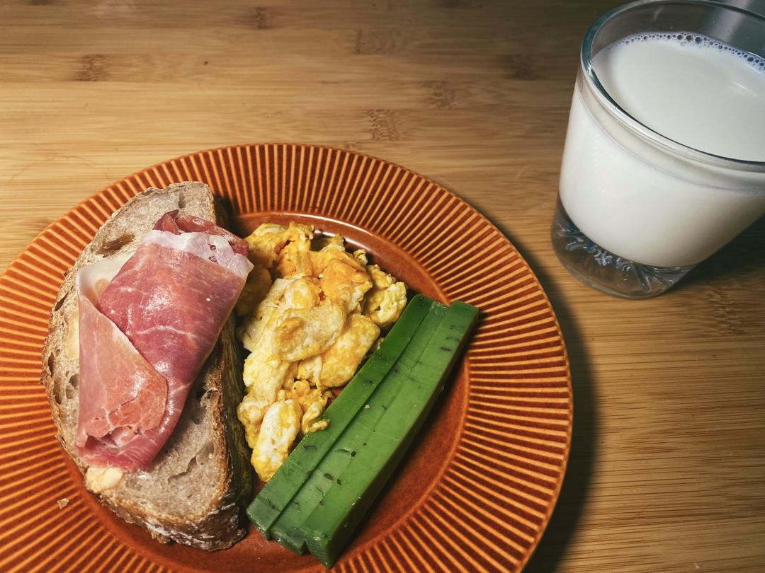 免揉全麦乡村面包，无油无糖