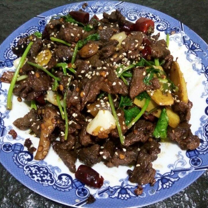 麻辣牛肉干