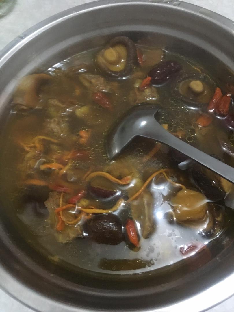 虫草花鸽子炖汤