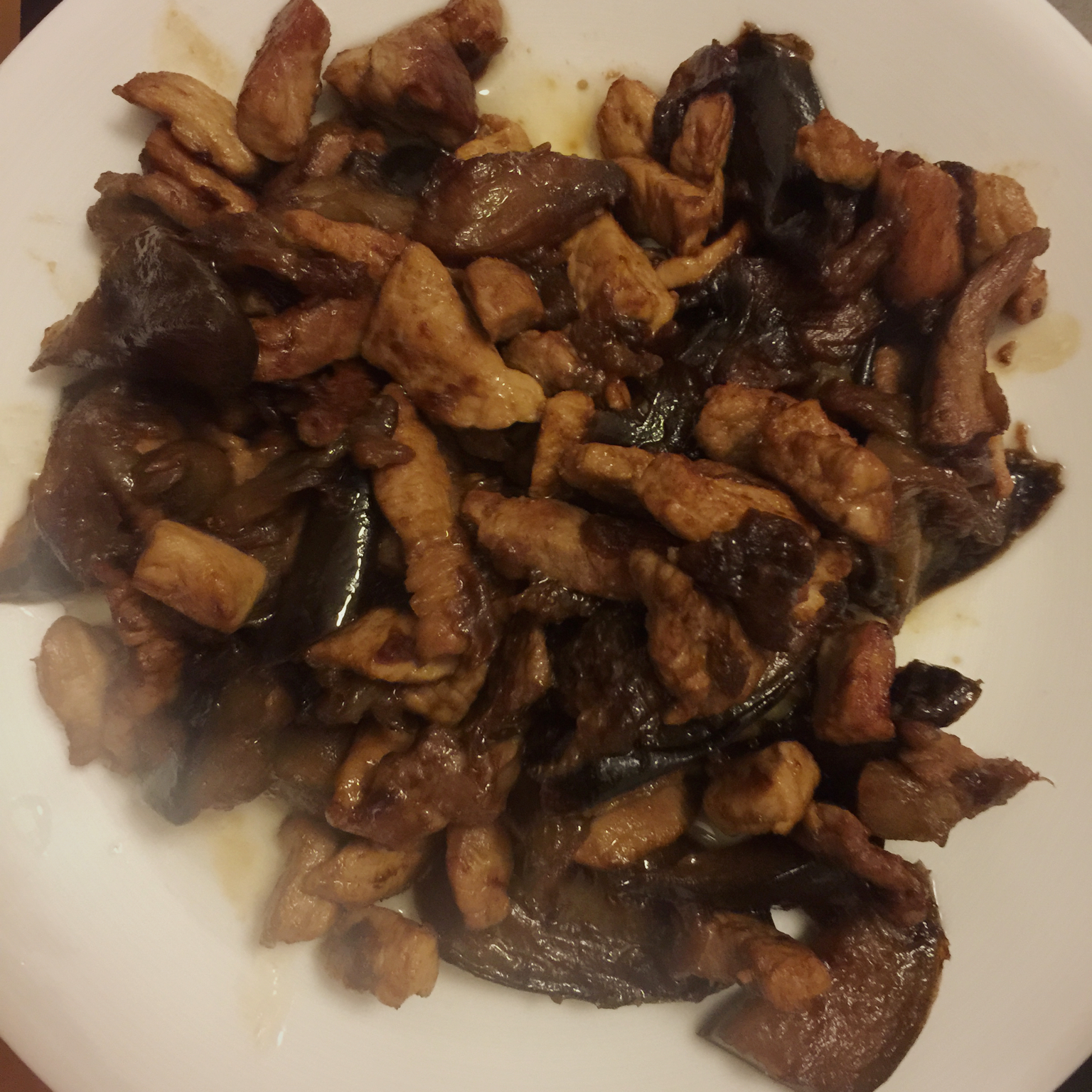 老丁的私房菜-油焖茄子