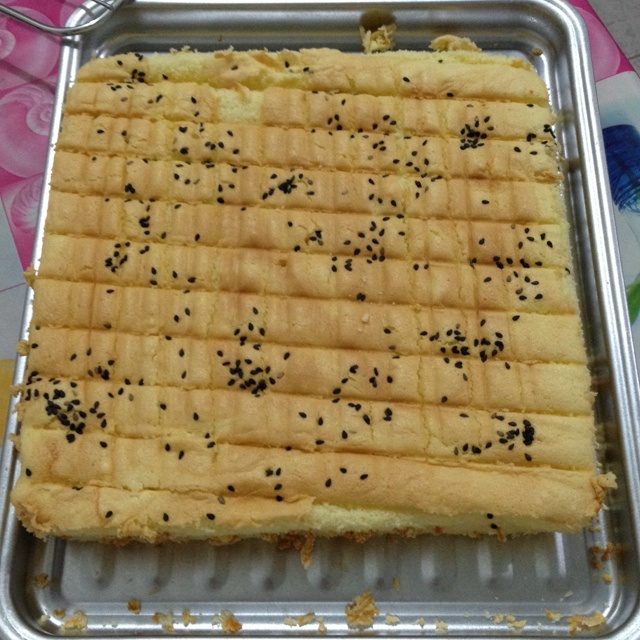 简单好做的8寸戚风蛋糕