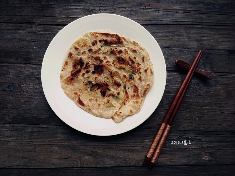 鸡蛋葱花饼