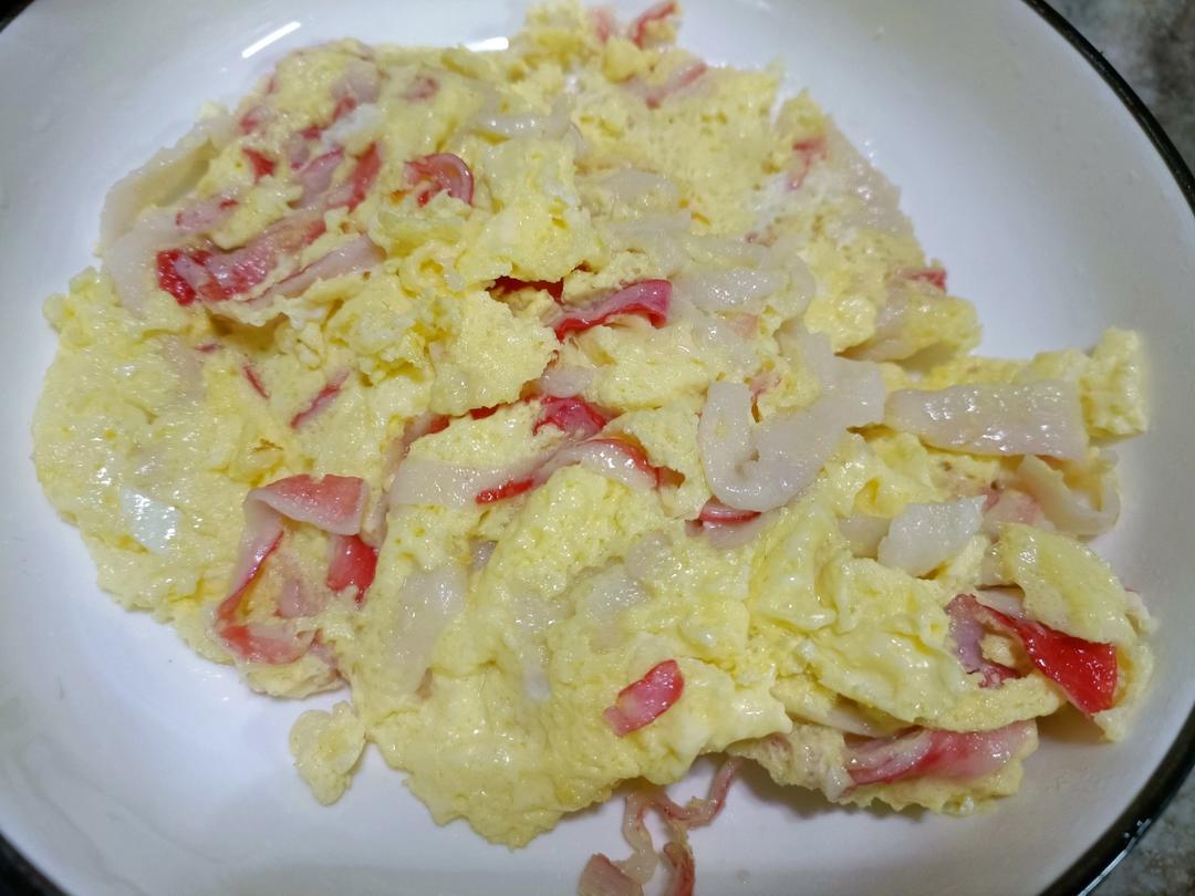 减脂餐｜超鲜美的滑蛋蟹柳，低脂高蛋白