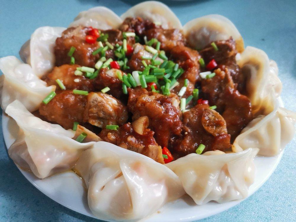排骨蒸饺