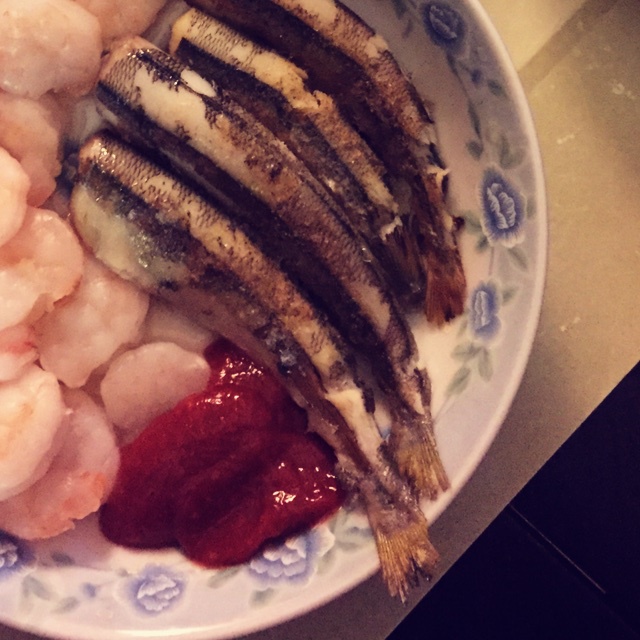 香煎椒盐多春鱼