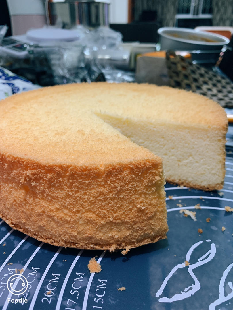 视频菜谱:原味戚风蛋糕8寸戚风蛋糕不裂