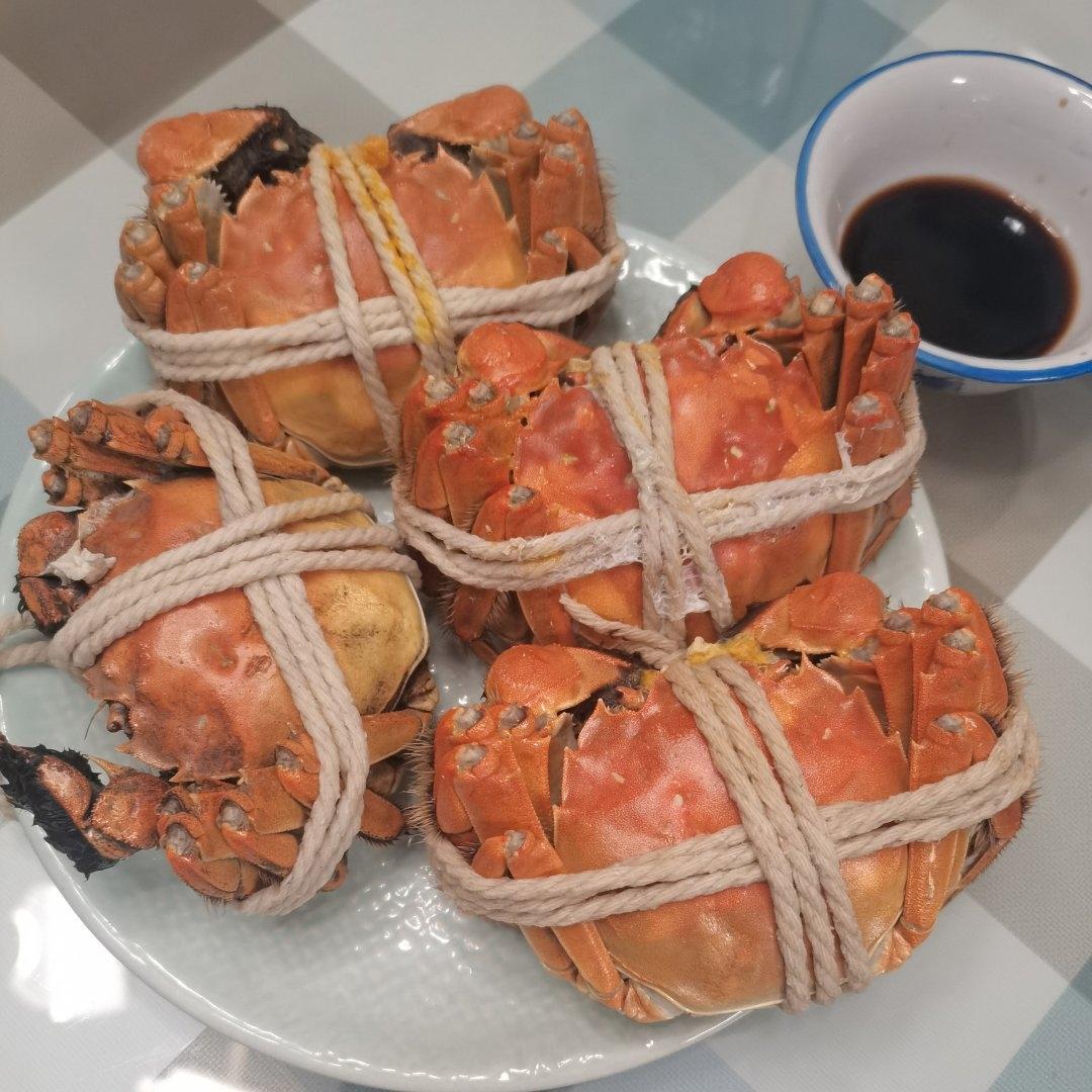 清蒸大闸蟹