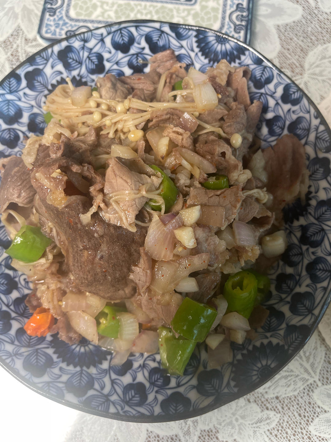金针菇肥牛