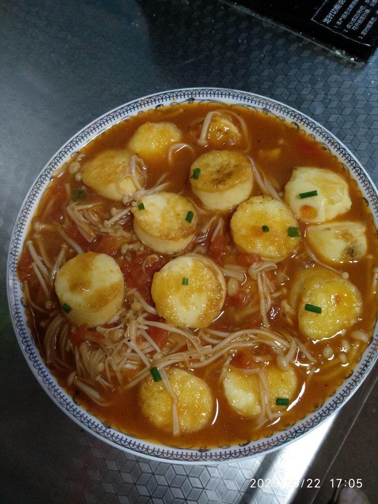 金针菇烧日本豆腐