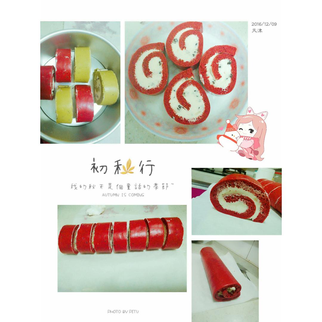 红丝绒蛋糕卷