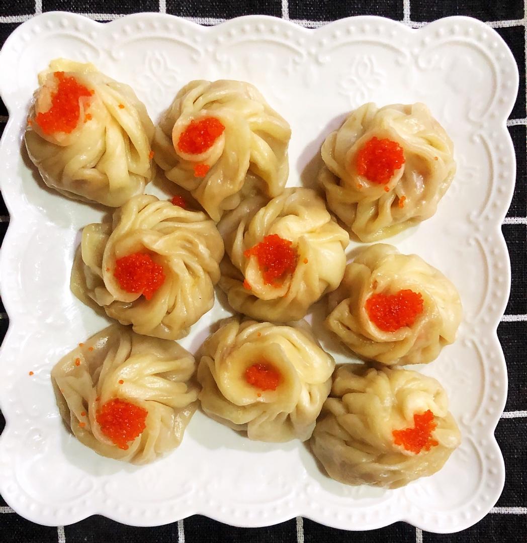 灌汤蟹黄小笼包