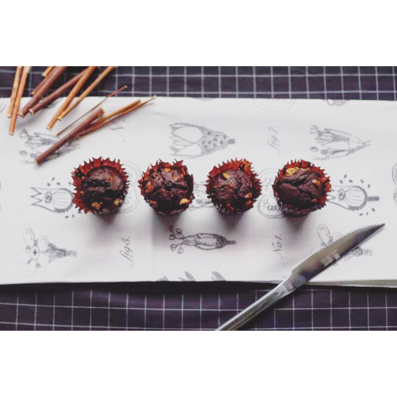 浓情巧克力摩卡马芬<Chocolate Espresso Muffins>